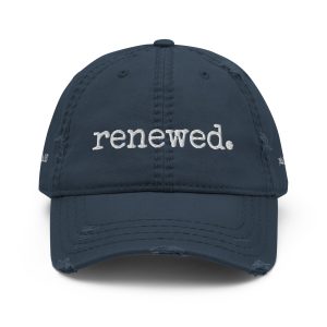 Psalm 19:7 (Renewed) Distressed Ball Cap