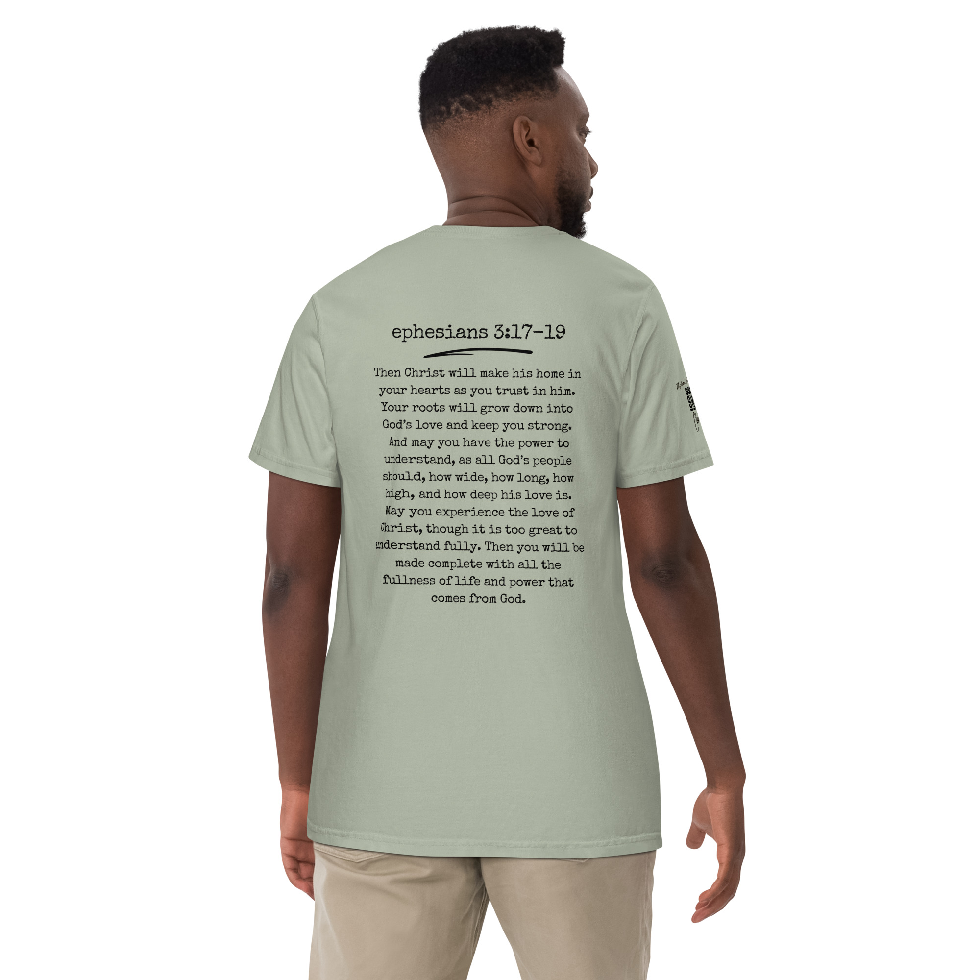Ephesians 3:17-19: Word + Scripture + Sleeve (10+ Colors) - Image 4