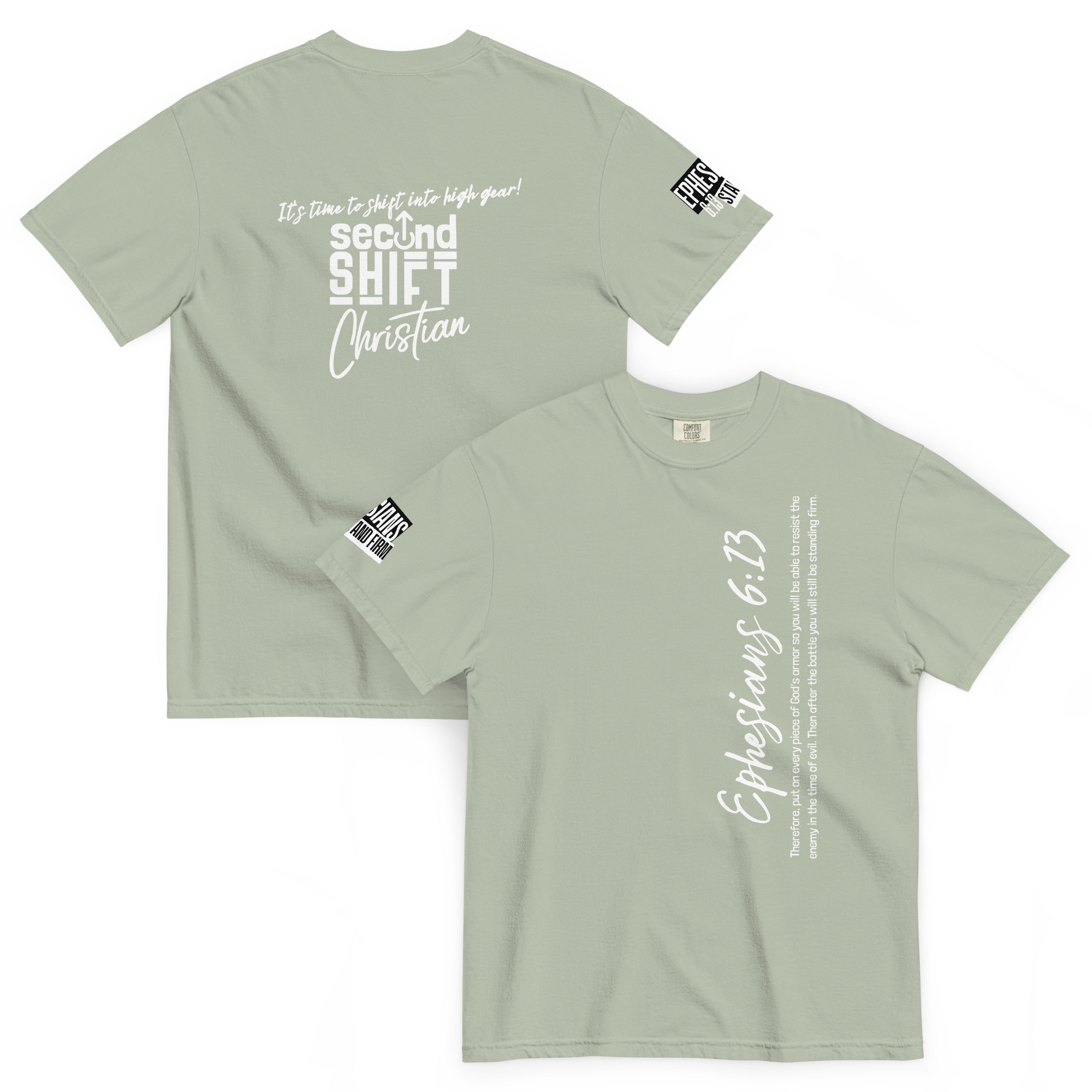 Ephesians 6:13: Scripture + Back (17+ Colors) - Image 23