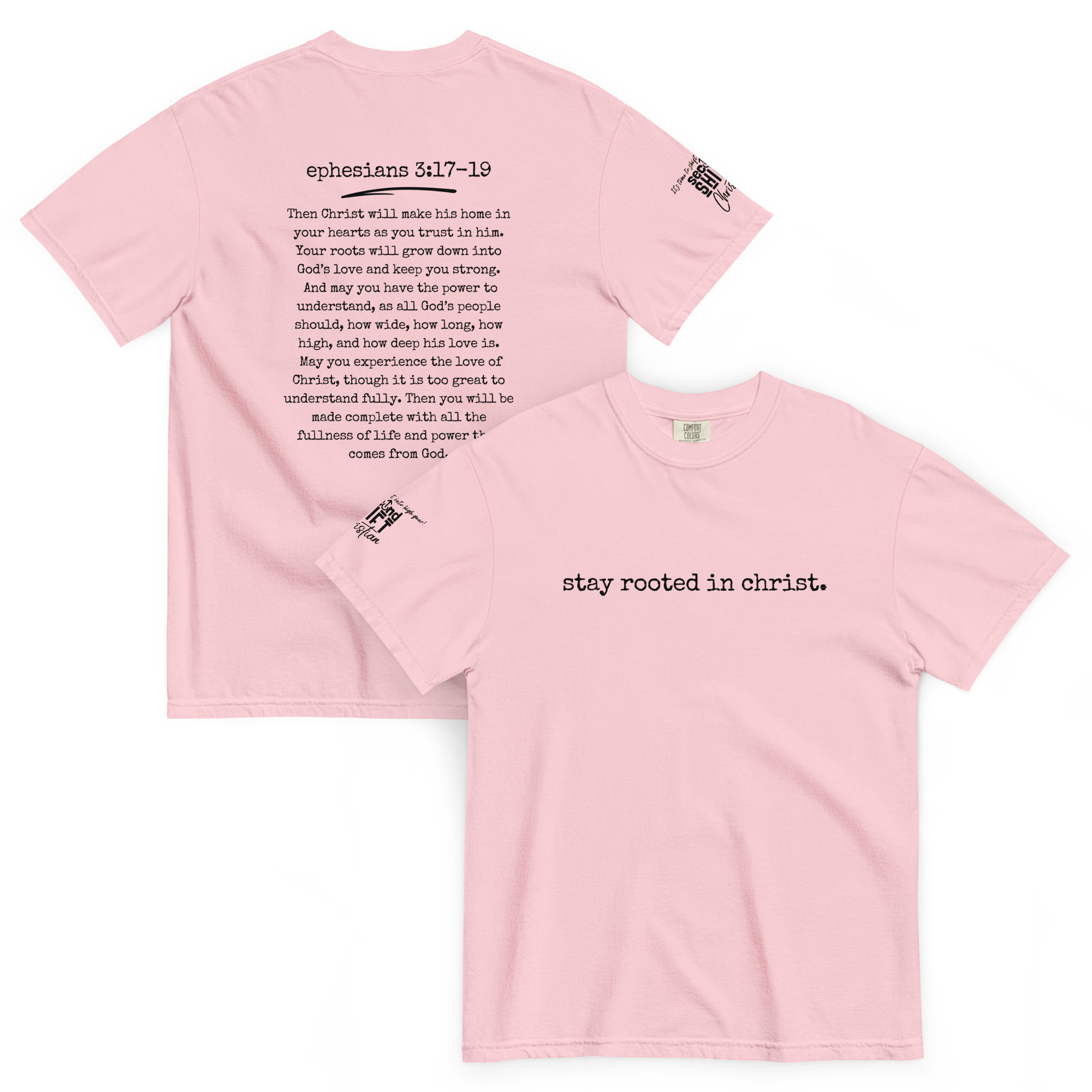 Ephesians 3:17-19: Word + Scripture + Sleeve (10+ Colors) - Image 14