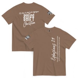 Ephesians 1:4: Scripture + Back + Sleeve (13+ Colors)