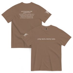 Philippians 4:6: Word + Scripture + Sleeve (10+ Colors)