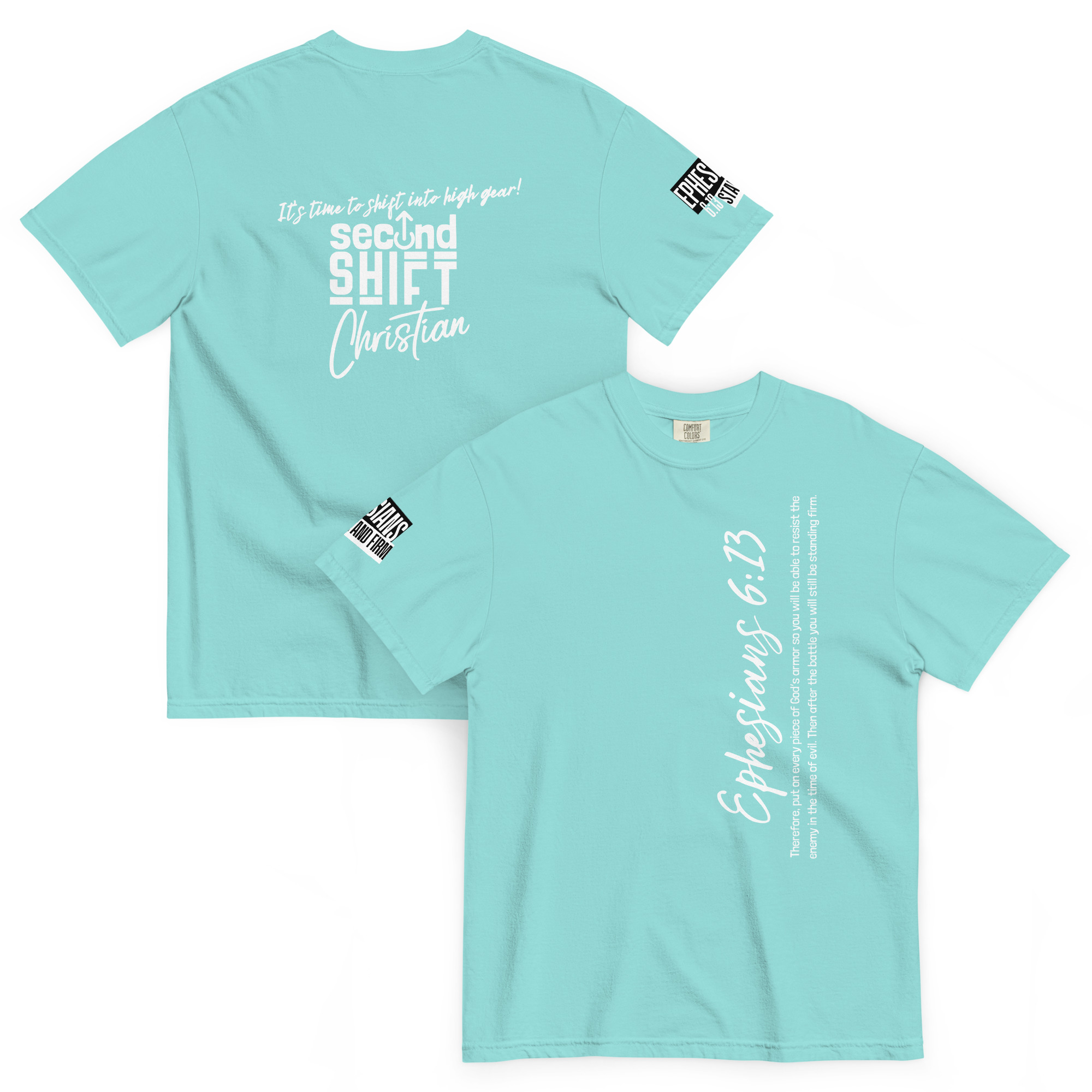 Ephesians 6:13: Scripture + Back (17+ Colors) - Image 25