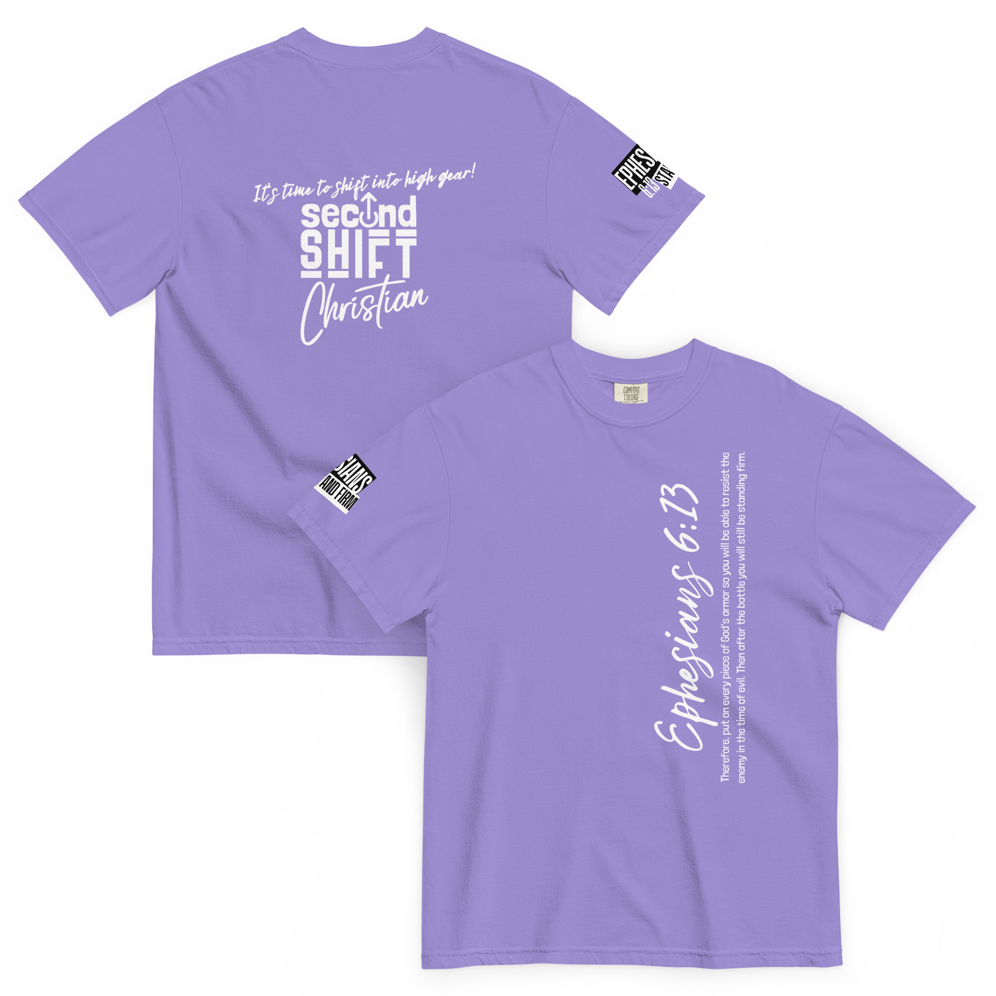 Ephesians 6:13: Scripture + Back (17+ Colors) - Image 17