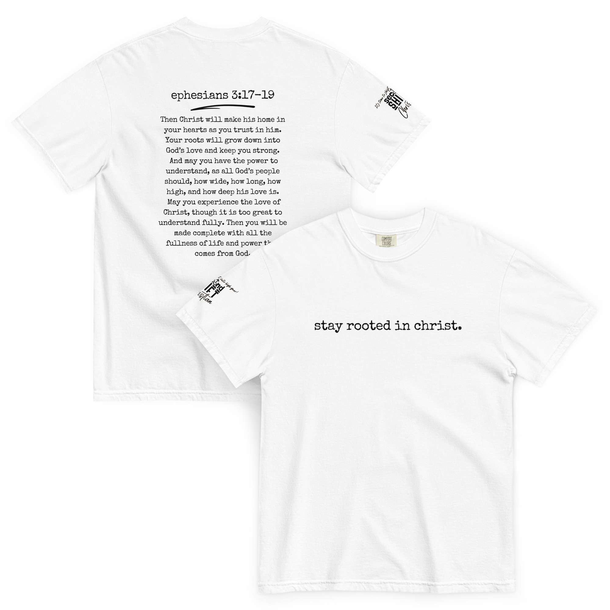 Ephesians 3:17-19: Word + Scripture + Sleeve (10+ Colors) - Image 17