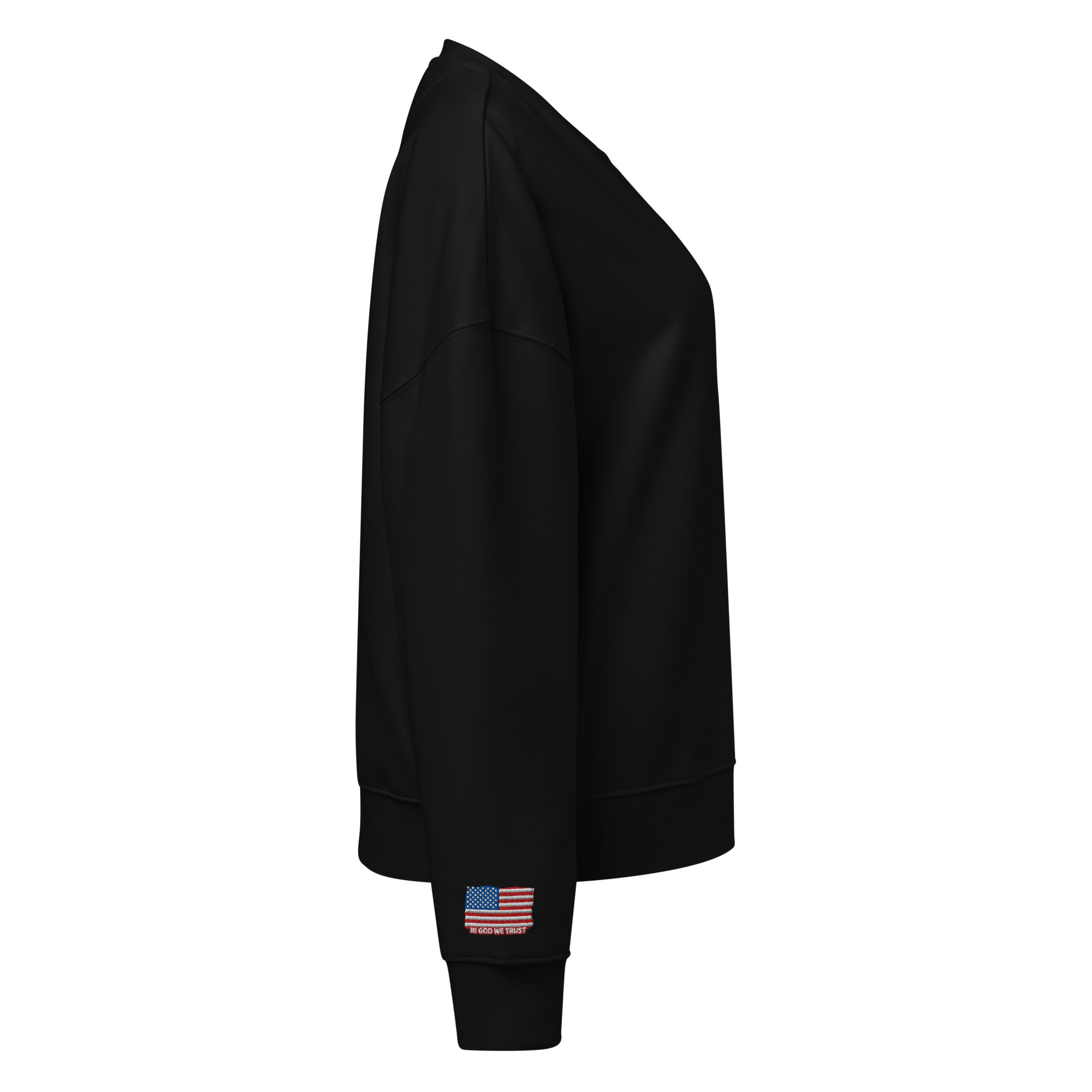 Freedom In Christ Jesus (John 8:36) Women’s Organic Crew Neck Sweatshirt - Image 6