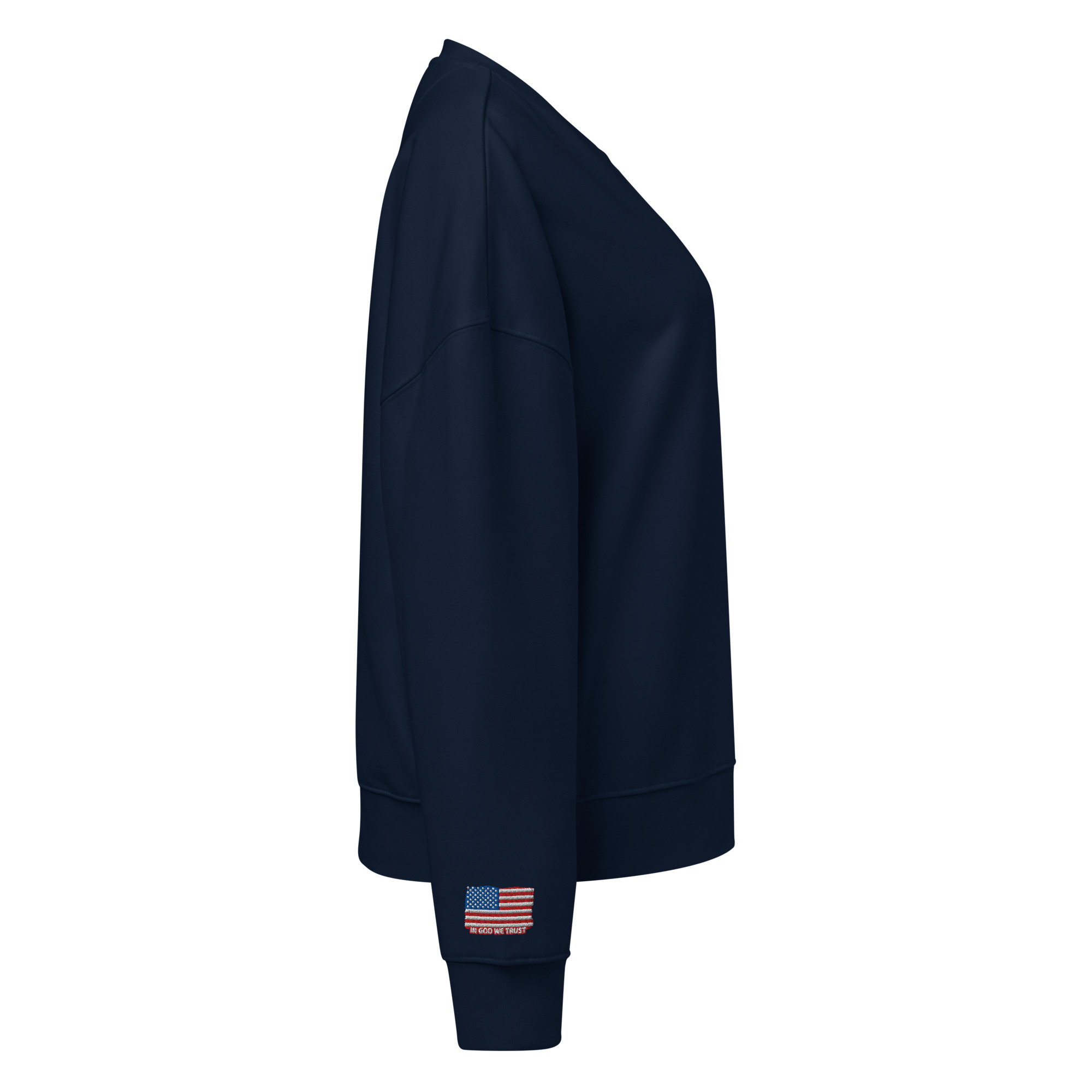 Freedom In Christ Jesus (John 8:36) Women’s Organic Crew Neck Sweatshirt - Image 14